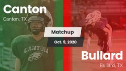 Matchup: Canton vs. Bullard  2020