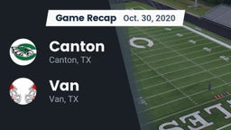 Recap: Canton  vs. Van  2020