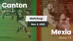 Matchup: Canton vs. Mexia  2020