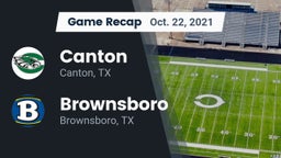 Recap: Canton  vs. Brownsboro  2021