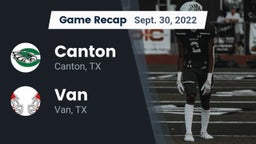 Recap: Canton  vs. Van  2022