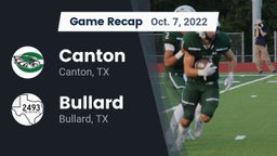Recap: Canton  vs. Bullard  2022