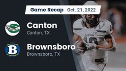 Recap: Canton  vs. Brownsboro  2022