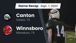 Recap: Canton  vs. Winnsboro  2023