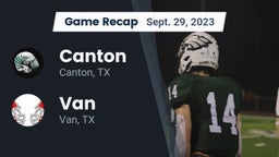 Recap: Canton  vs. Van  2023