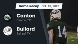 Recap: Canton  vs. Bullard  2023