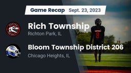 Recap: Rich Township  vs. Bloom Township  District 206 2023