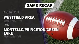 Recap: Westfield Area  vs. Montello/Princeton/Green Lake   2016