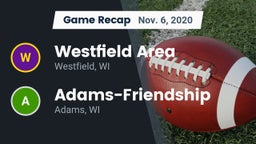 Recap: Westfield Area  vs. Adams-Friendship  2020