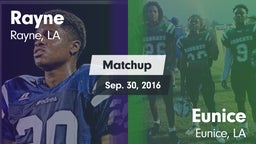 Matchup: Rayne vs. Eunice  2016