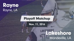 Matchup: Rayne vs. Lakeshore  2016