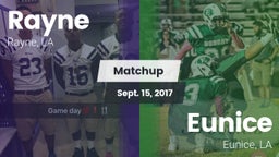 Matchup: Rayne vs. Eunice  2017