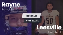 Matchup: Rayne vs. Leesville  2017