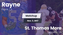 Matchup: Rayne vs. St. Thomas More  2017