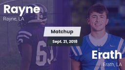 Matchup: Rayne vs. Erath  2018