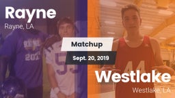 Matchup: Rayne vs. Westlake  2019