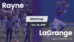 Matchup: Rayne vs. LaGrange  2019