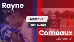 Matchup: Rayne vs. Comeaux  2020