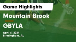 Mountain Brook  vs GBYLA Game Highlights - April 6, 2024
