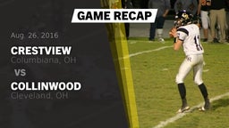 Recap: Crestview  vs. Collinwood  2016