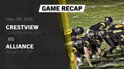 Recap: Crestview  vs. Alliance  2016