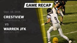 Recap: Crestview  vs. Warren JFK 2016