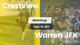Matchup: Crestview vs. Warren JFK 2017