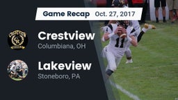 Recap: Crestview  vs. Lakeview  2017