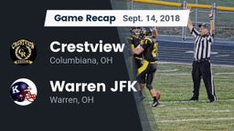Recap: Crestview  vs. Warren JFK 2018
