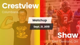 Matchup: Crestview vs. Shaw  2018