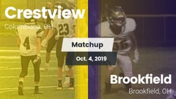 Matchup: Crestview vs. Brookfield  2019