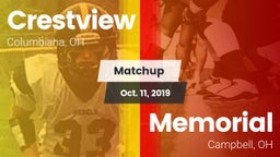 Matchup: Crestview vs. Memorial  2019