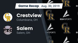 Recap: Crestview  vs. Salem  2019