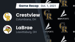 Recap: Crestview  vs. LaBrae  2021