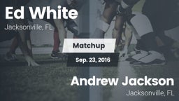 Matchup: White vs. Andrew Jackson  2016