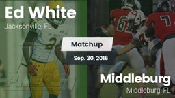 Matchup: White vs. Middleburg  2016