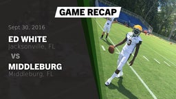 Recap: Ed White  vs. Middleburg  2016