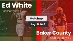 Matchup: White vs. Baker County  2018