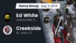 Recap: Ed White  vs. Creekside  2019