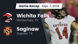 Recap: Wichita Falls  vs. Saginaw  2018