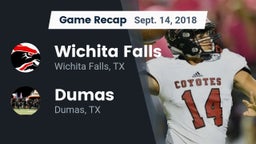 Recap: Wichita Falls  vs. Dumas  2018