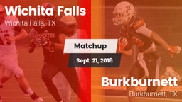 Matchup: Wichita Falls High vs. Burkburnett  2018
