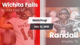Matchup: Wichita Falls High vs. Randall  2018