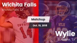 Matchup: Wichita Falls High vs. Wylie  2018