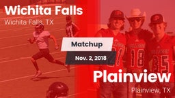 Matchup: Wichita Falls High vs. Plainview  2018