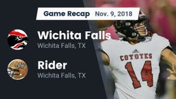 Recap: Wichita Falls  vs. Rider  2018