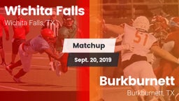 Matchup: Wichita Falls High vs. Burkburnett  2019