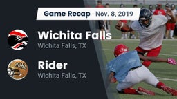 Recap: Wichita Falls  vs. Rider  2019