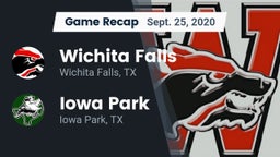 Recap: Wichita Falls  vs. Iowa Park  2020