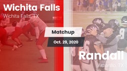 Matchup: Wichita Falls High vs. Randall  2020